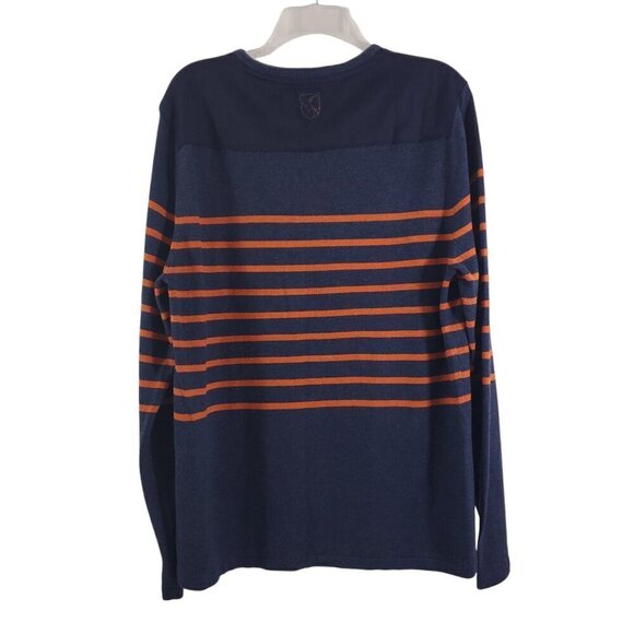 Buffalo David Bitton Men's V-Neck Dark Blue Pullover Sweater - Size XL - Picture 2 of 11